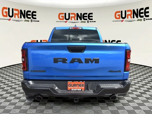 New 2026 Hydro Blue Pearl-Coat Exterior Paint RAM Laramie image 4