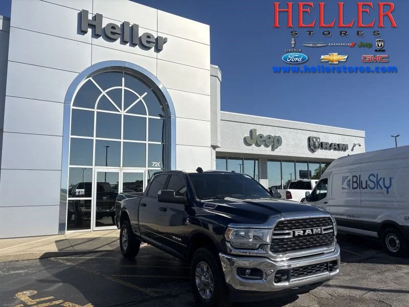 Used 2022 Patriot Blue Pearlcoat Ram Big Horn image 1