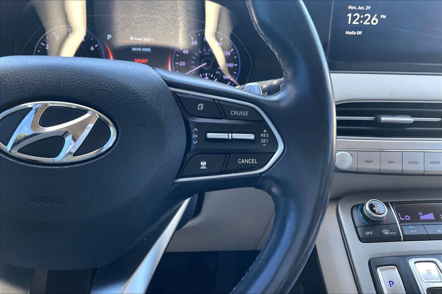 Used 2022 Abyss Black Pearl Hyundai SEL image 23