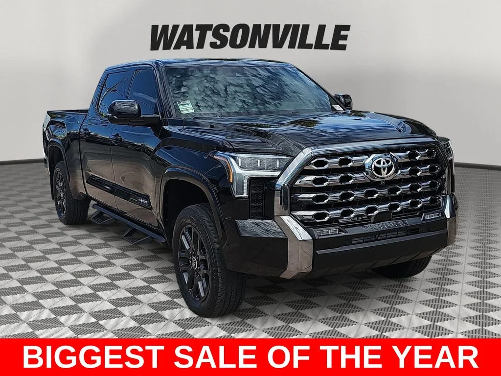 Used 2024 Midnight Black Metallic Toyota Platinum image 1