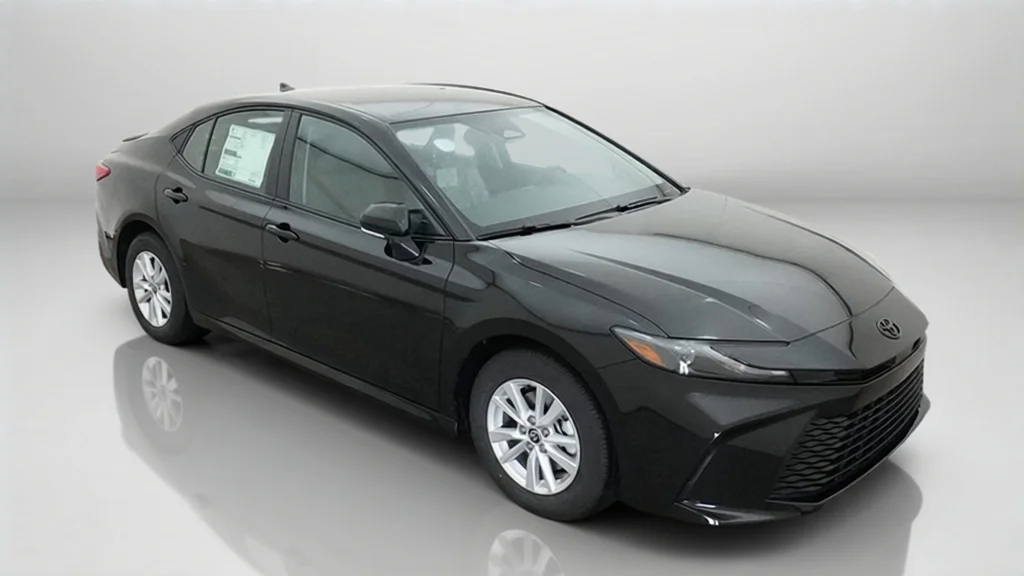New 2026 Midnight Black Metallic Toyota LE image 5