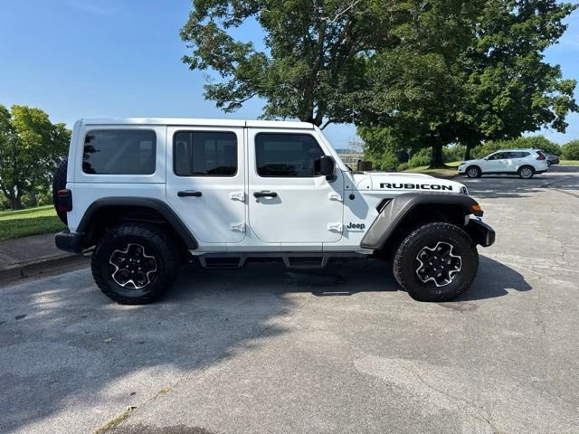 Used 2022 White Jeep Unlimited Rubicon 4xe image 9