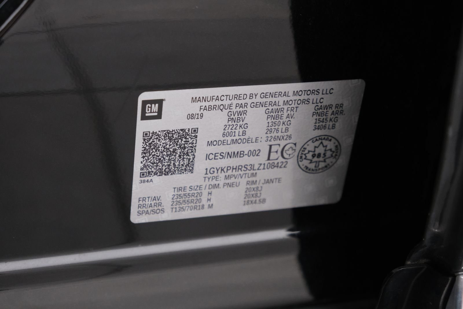 Used 2020 Stellar Black Metallic Cadillac Sport image 33