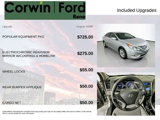 Used 2013 Radiant Silver Metallic Hyundai GLS image 3