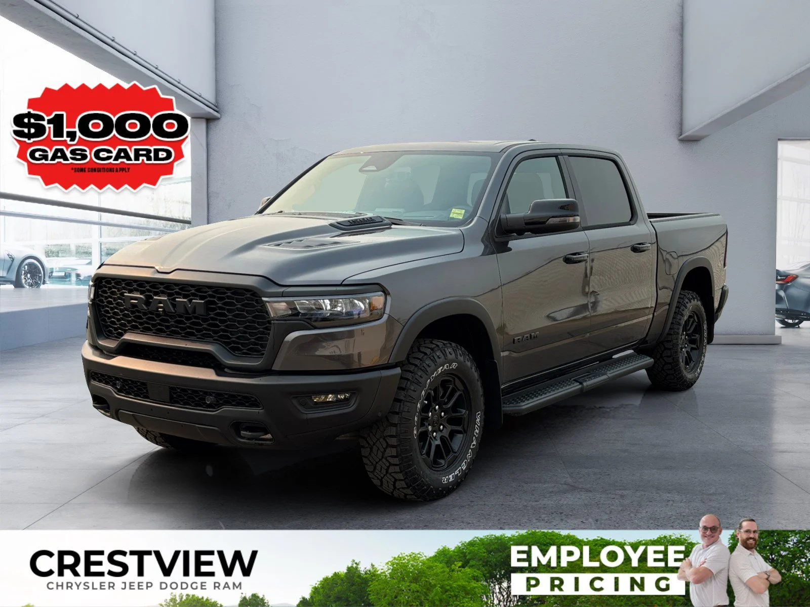 New 2026 Granite Crystal Metallic Ram Rebel image 1