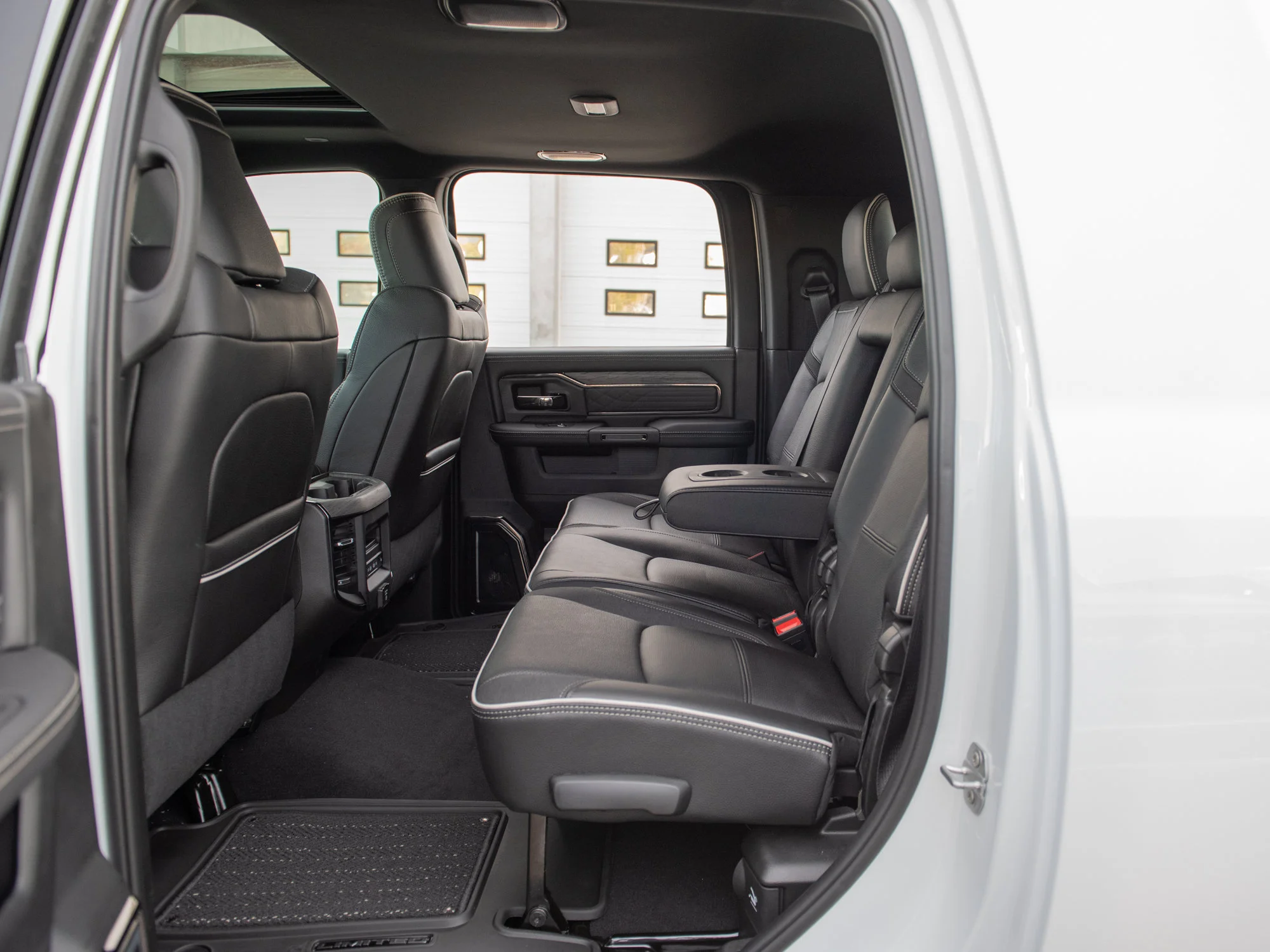 New 2027 White RAM Limited Night* Mega Cab 4x4, Tow-Tech Plus Group, Sunroof, Passenger Screen image 31