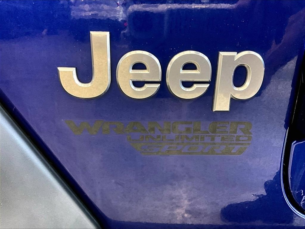 Used 2019 Blue Jeep Unlimited Sport S image 30