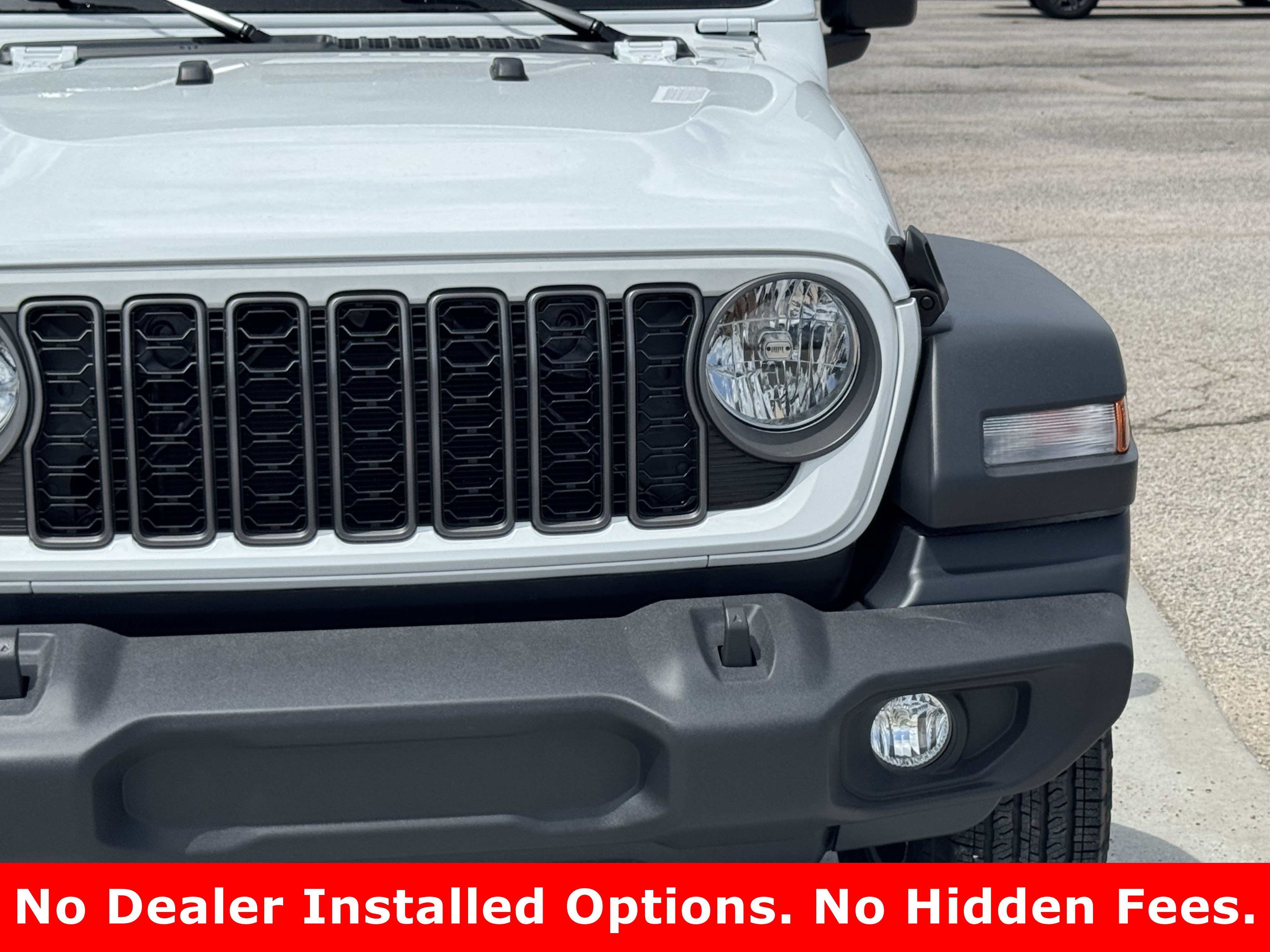 New 2026 Bright White Clear-Coat Exterior Paint Jeep Sport image 4