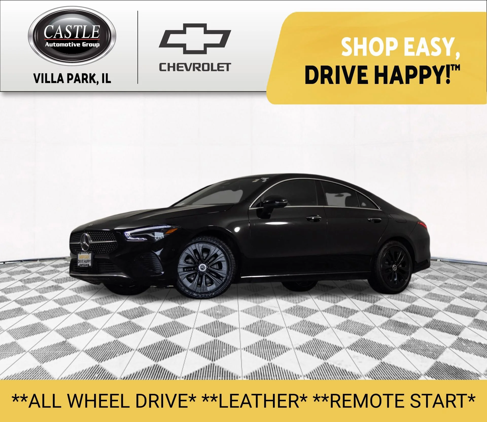 Used 2025 Black Mercedes-Benz 4MATIC® image 1
