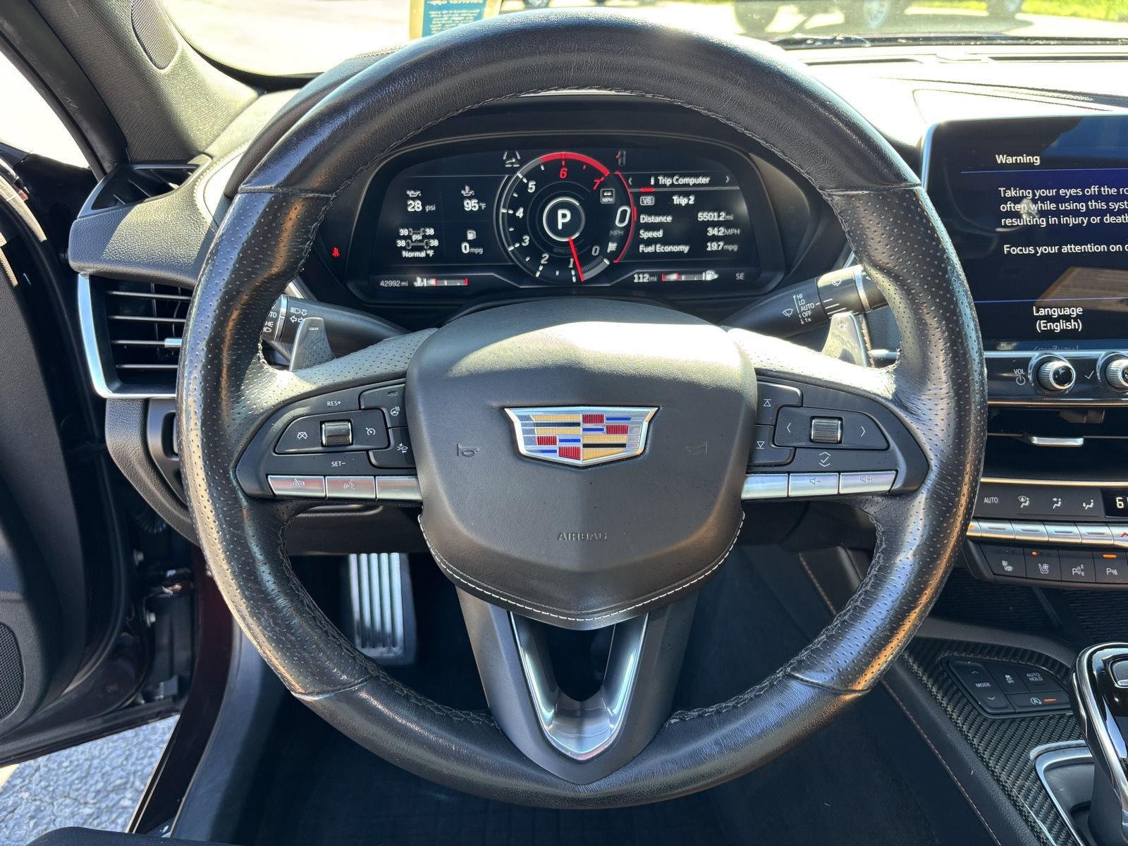 Used 2021 Garnet Metallic Cadillac Premium Luxury image 23