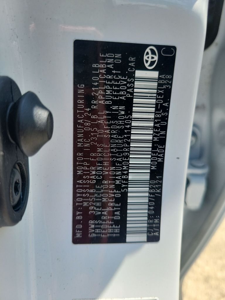 Certified Used 2024 White Toyota LE image 38