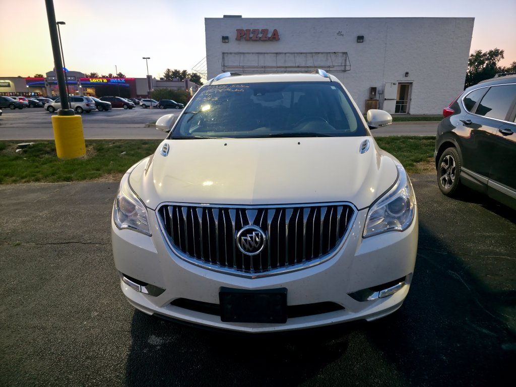 Used 2015 White Diamond Clearcoat Buick Leather Group image 1