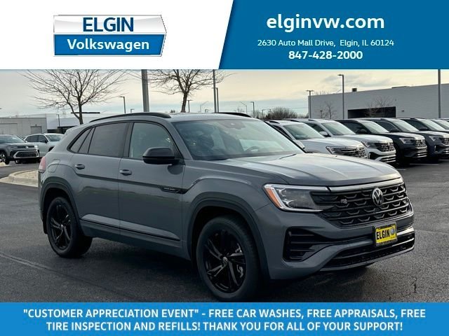 New 2026 Pure Gray Volkswagen 2.0T SEL R-Line Black image 1
