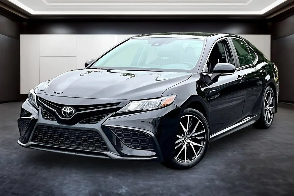 Used 2023 Black Toyota SE image 3