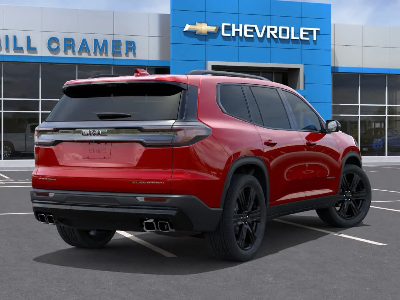 New 2027 Volcanic Red Tintcoat GMC Elevation image 4