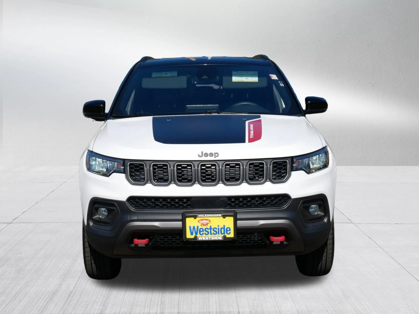Used 2025 Bright White Clearcoat Jeep Trailhawk image 2