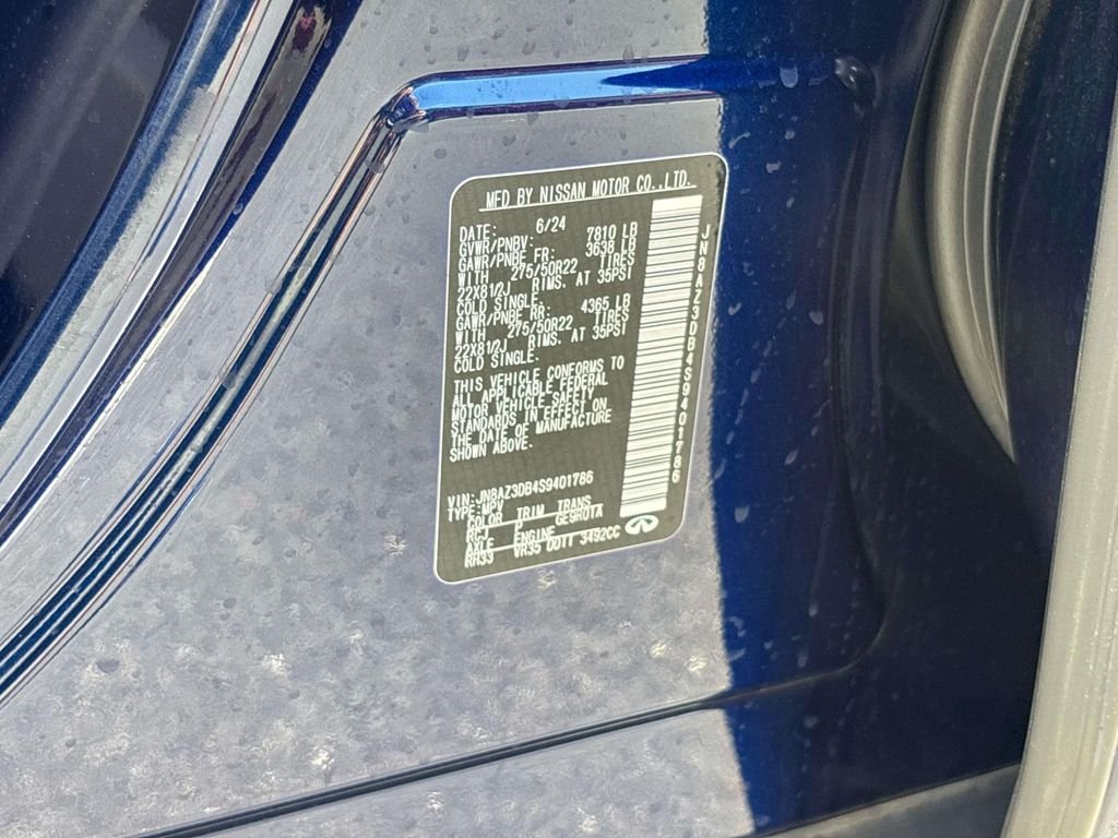 Certified Used 2025 Blue INFINITI SENSORY image 32