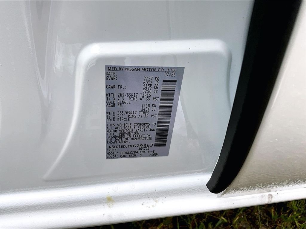 New 2026 White Nissan SV image 14