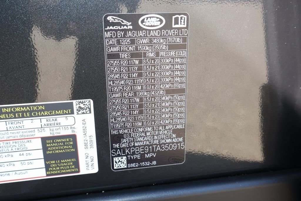 New 2026 Carpathian Grey LAND ROVER SE LWB 7-Seats / V8 image 28