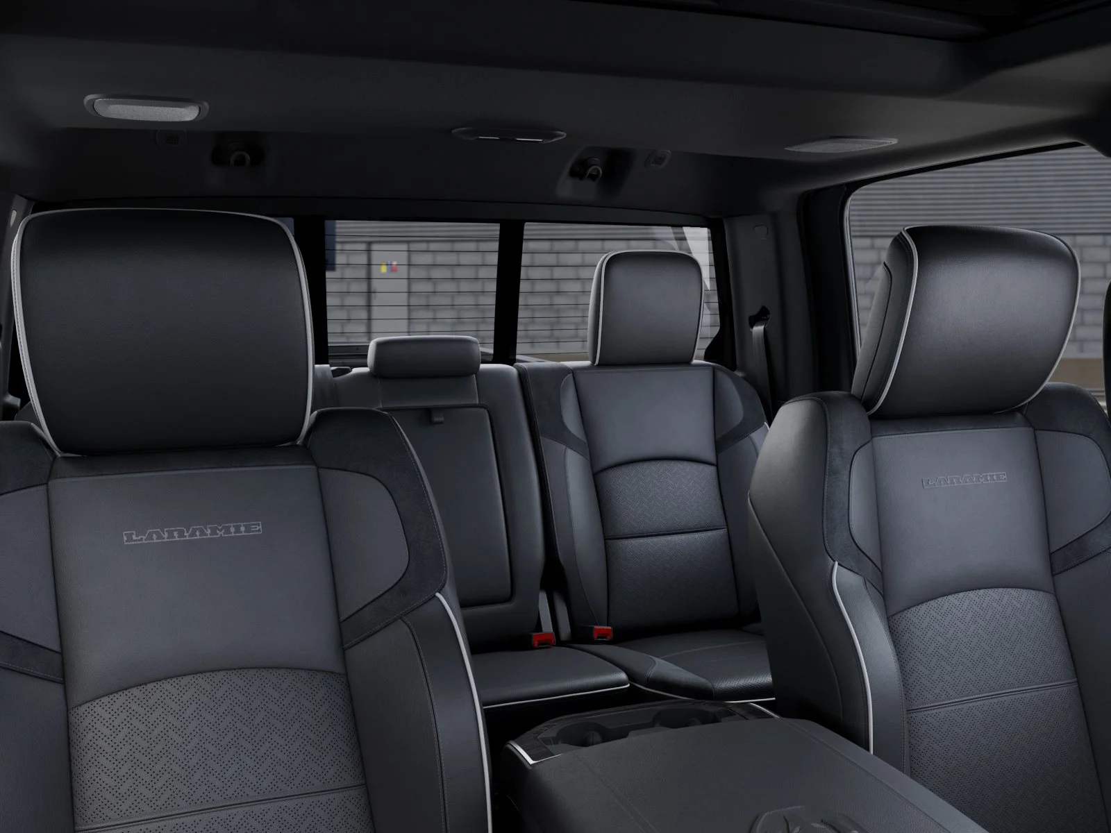 New 2026 Ceramic Gray Clear-Coat Exterior Paint RAM Laramie image 52