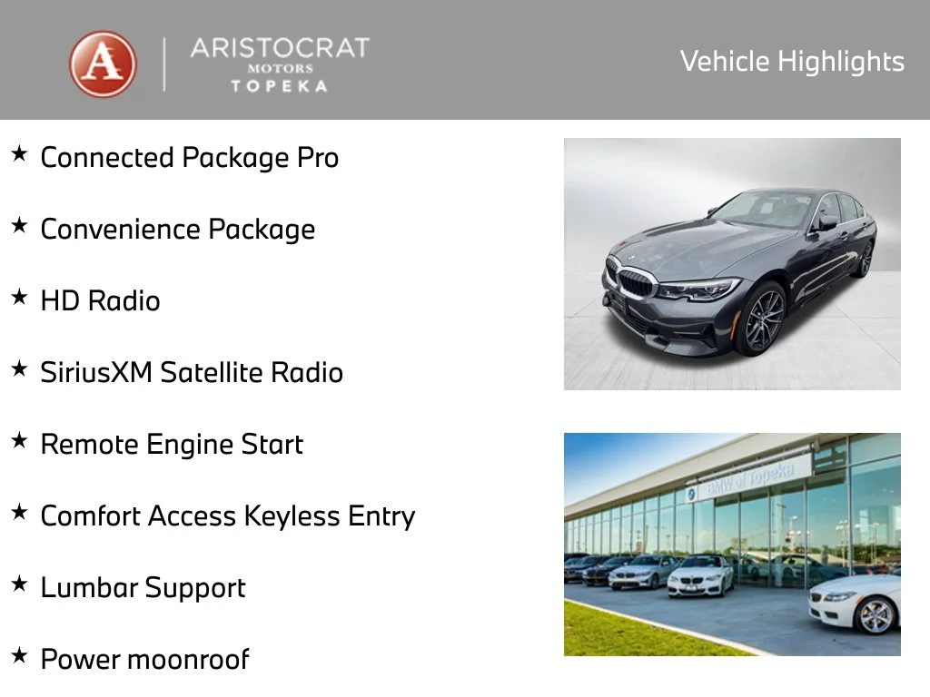 Used 2019 BMW 3 Series 330i with VIN 3MW5R7J53K8A05276 for sale in Kansas City