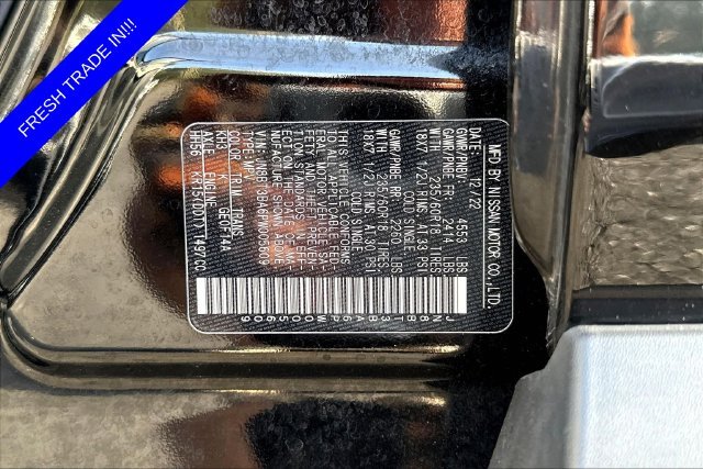 Used 2023 Black Nissan SV image 21
