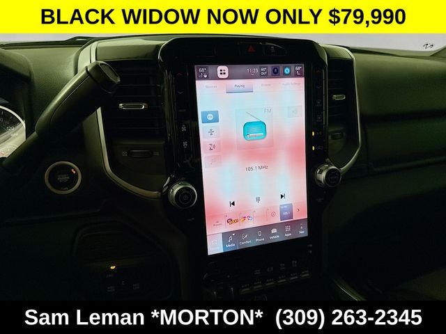 New 2025 Diamond Black Crystal Pearl-Coat Exterior Paint Ram Big Horn image 15