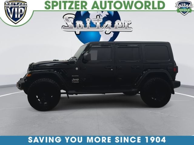 Used 2020 Black Jeep Unlimited Sahara image 4