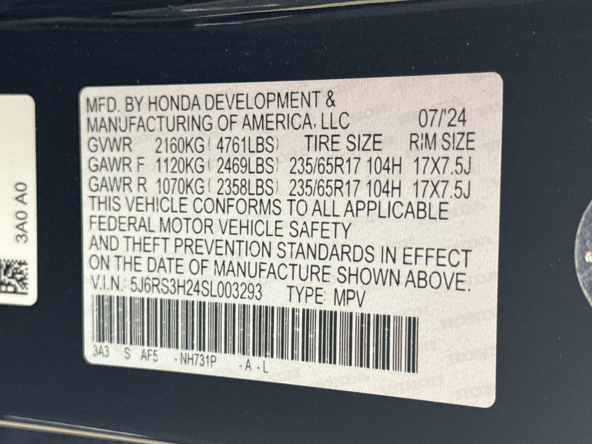 Used 2025 Blk Honda LX image 29