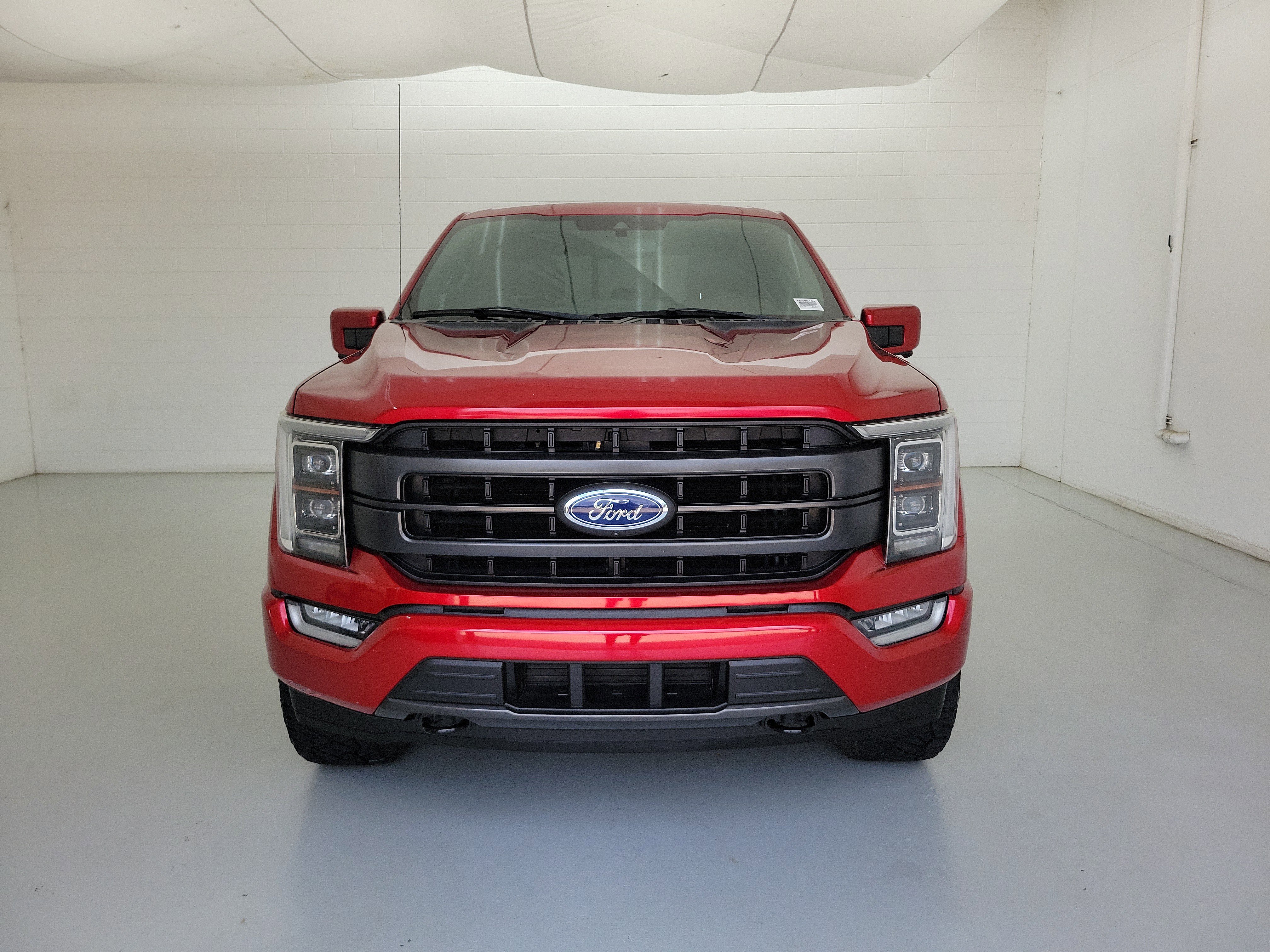 Used 2021 Rapid Red Metallic Tinted Clearcoat Ford Lariat image 3
