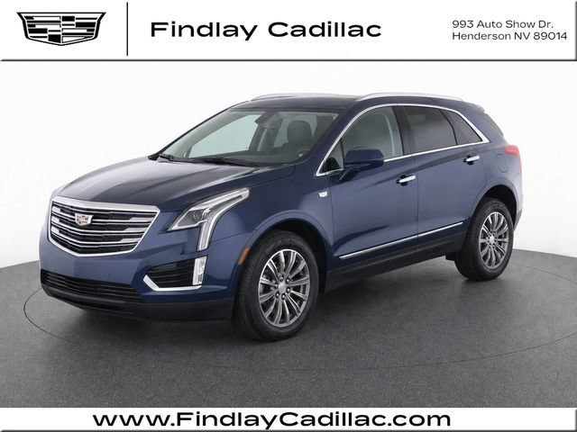 Used 2018 HARBOR BLUE METALLIC Cadillac Luxury FWD image 1