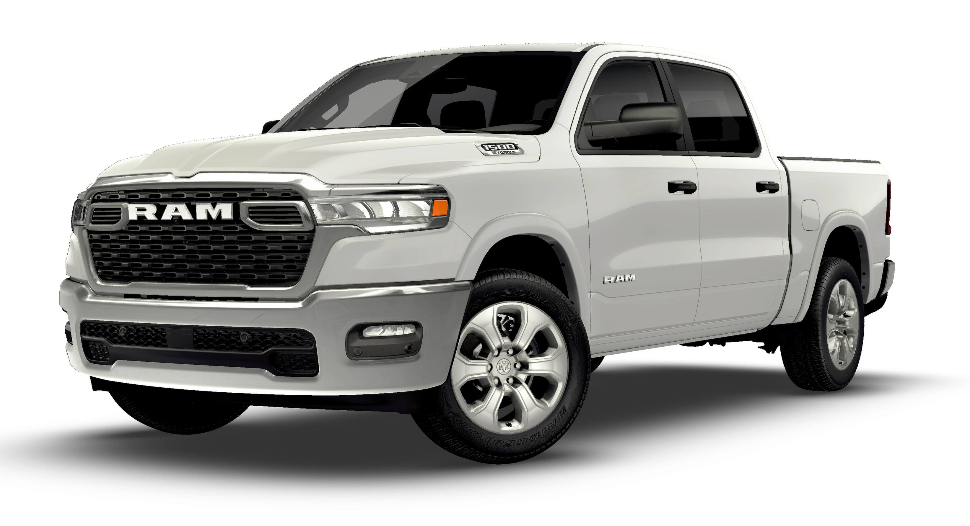 New 2026 Bright White Clear-Coat Exterior Paint RAM Big Horn/Lone Star image 13