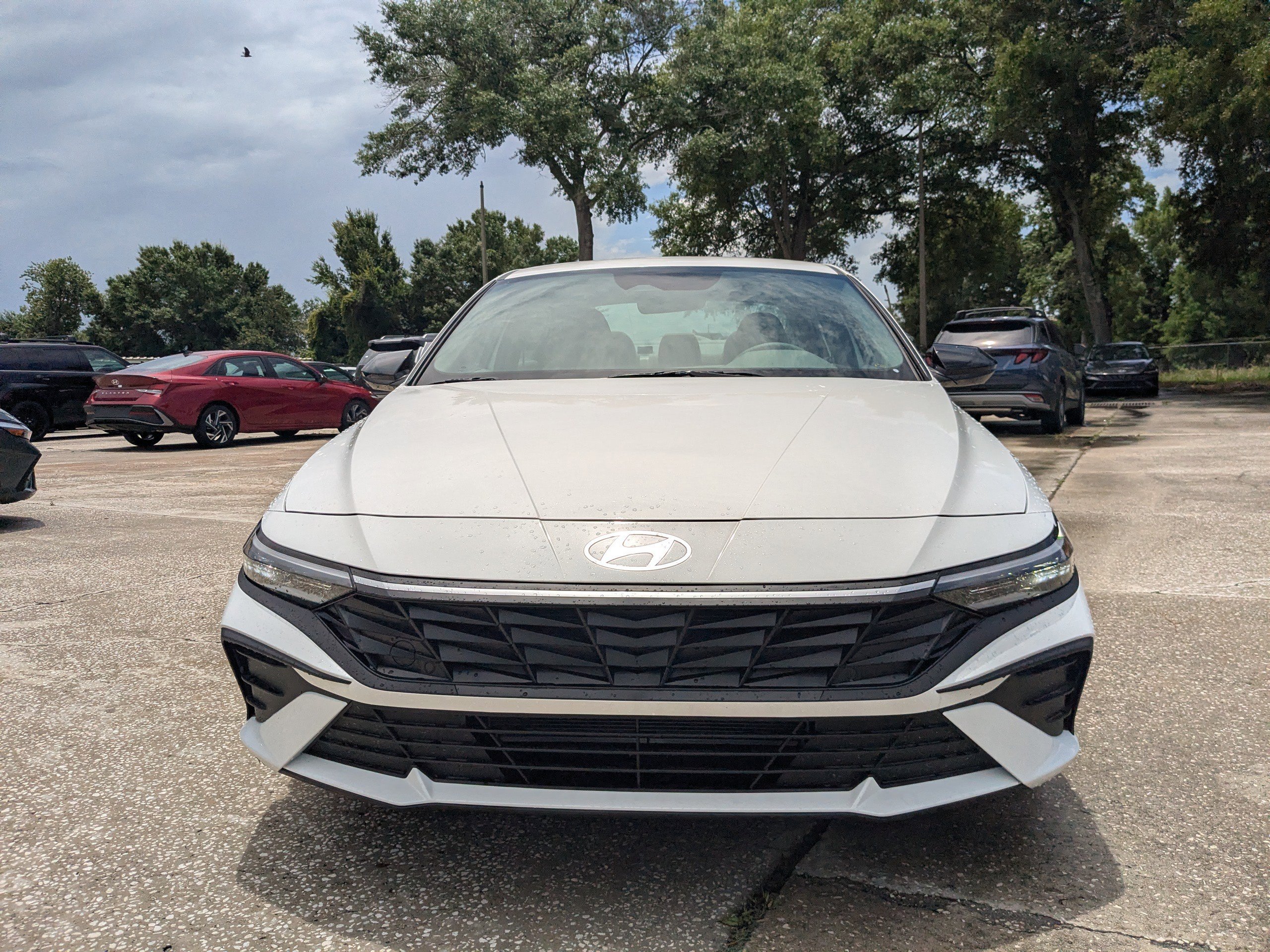 New 2025 Serenity White Hyundai SEL Sport image 3