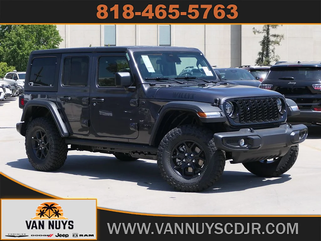 New 2026 Granite Crystal Metallic Clear Coat Jeep Willys image 1