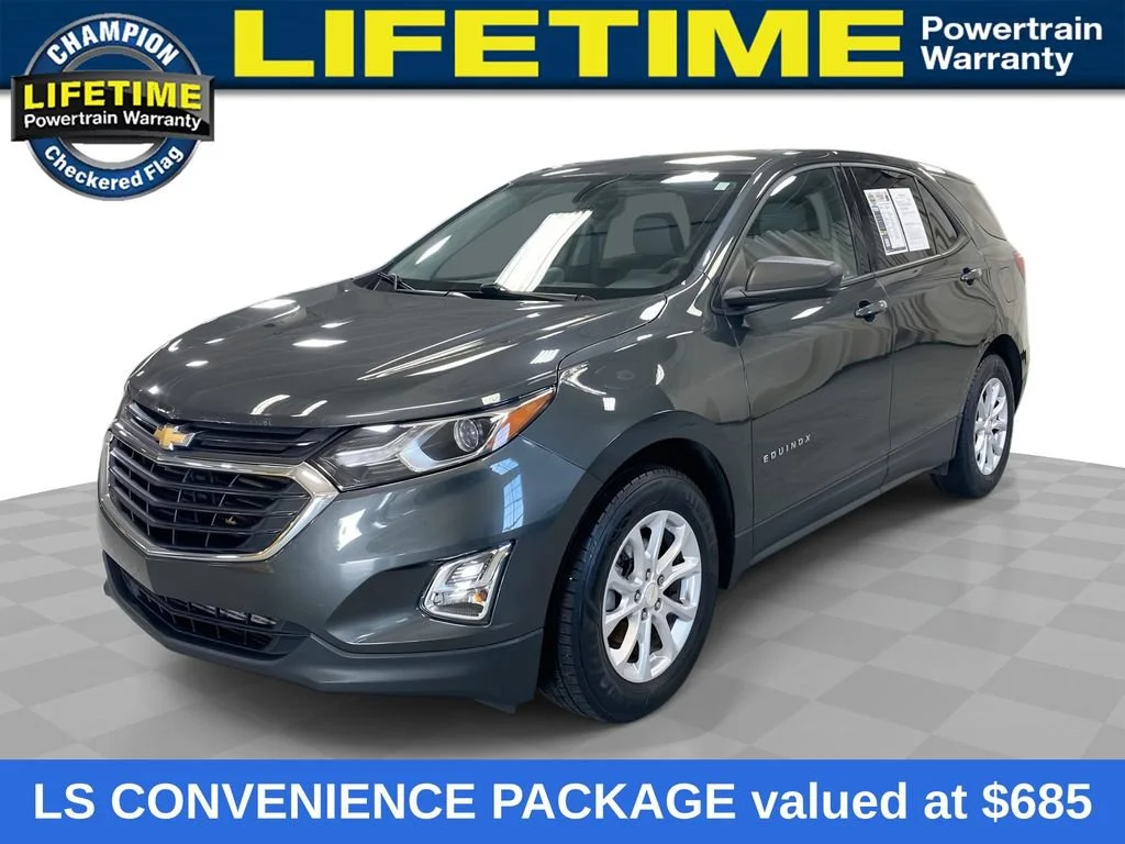 Certified Used 2019 NIGHTFALL GRAY METALLIC Chevrolet LS image 1
