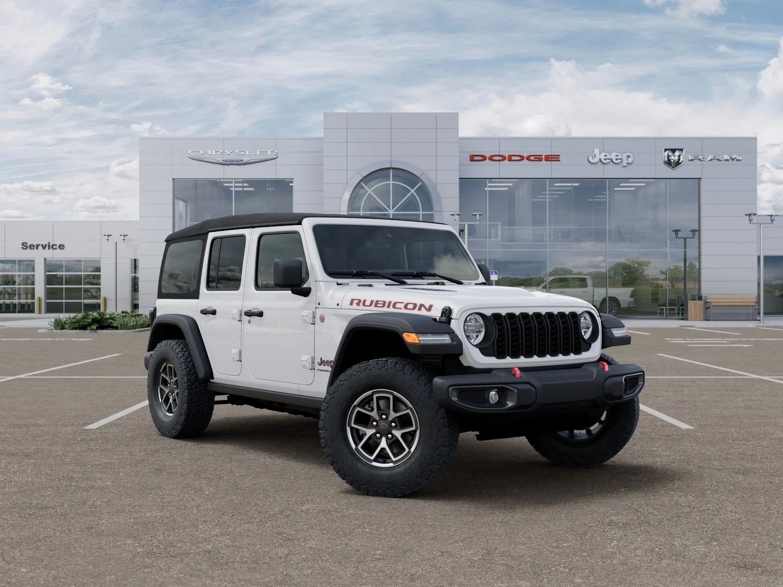 New 2026 Bright White Clearcoat Jeep Rubicon image 33
