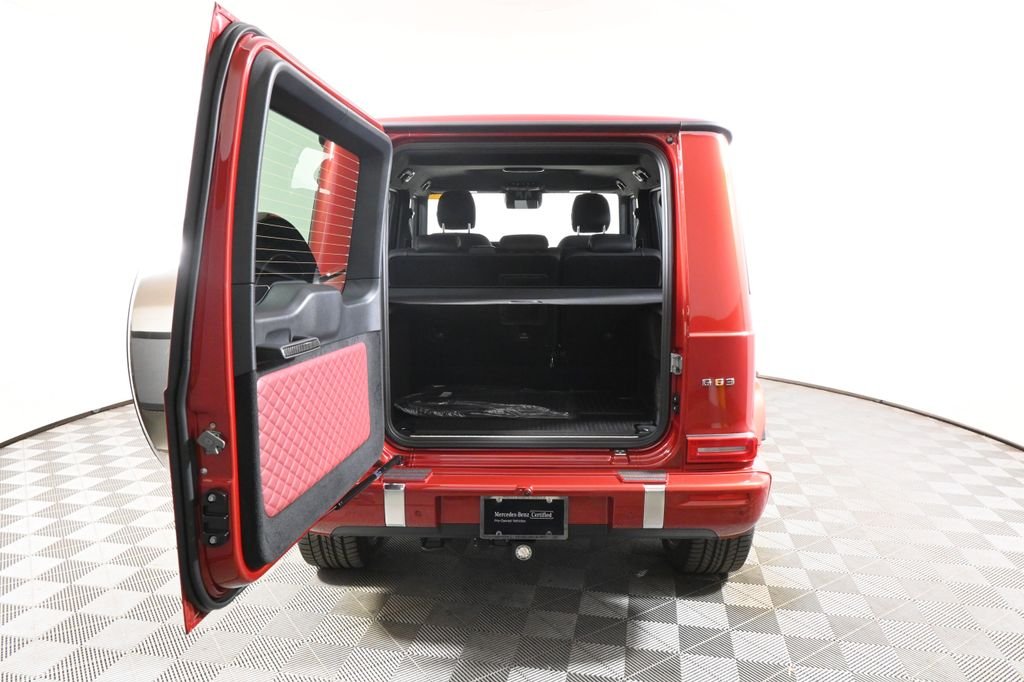 Certified Used 2025 MANUFAKTUR Cardinal Red Metallic Mercedes-Benz G 63 AMG® image 37