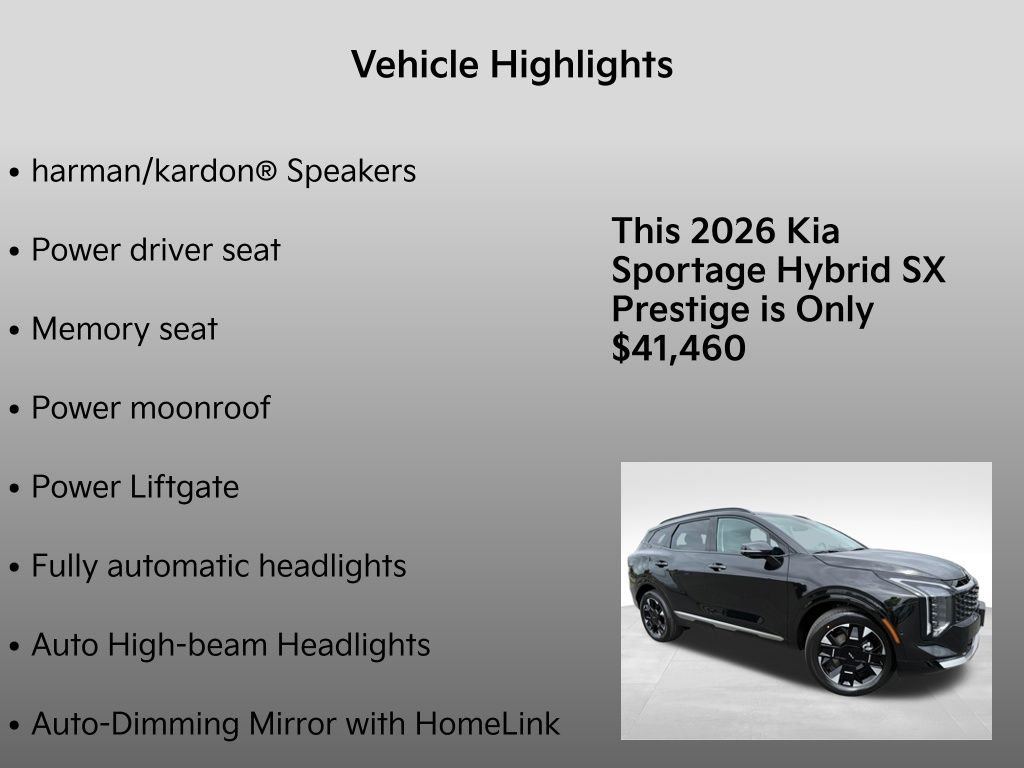 New 2026 Fusion Black Kia SX Prestige image 32