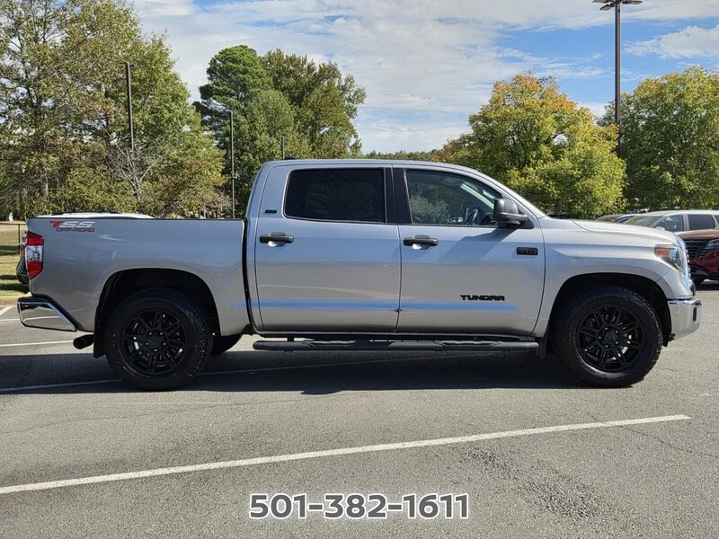 Used 2020 Silver Sky Metallic TOYOTA SR5 CREWMAX 5.5