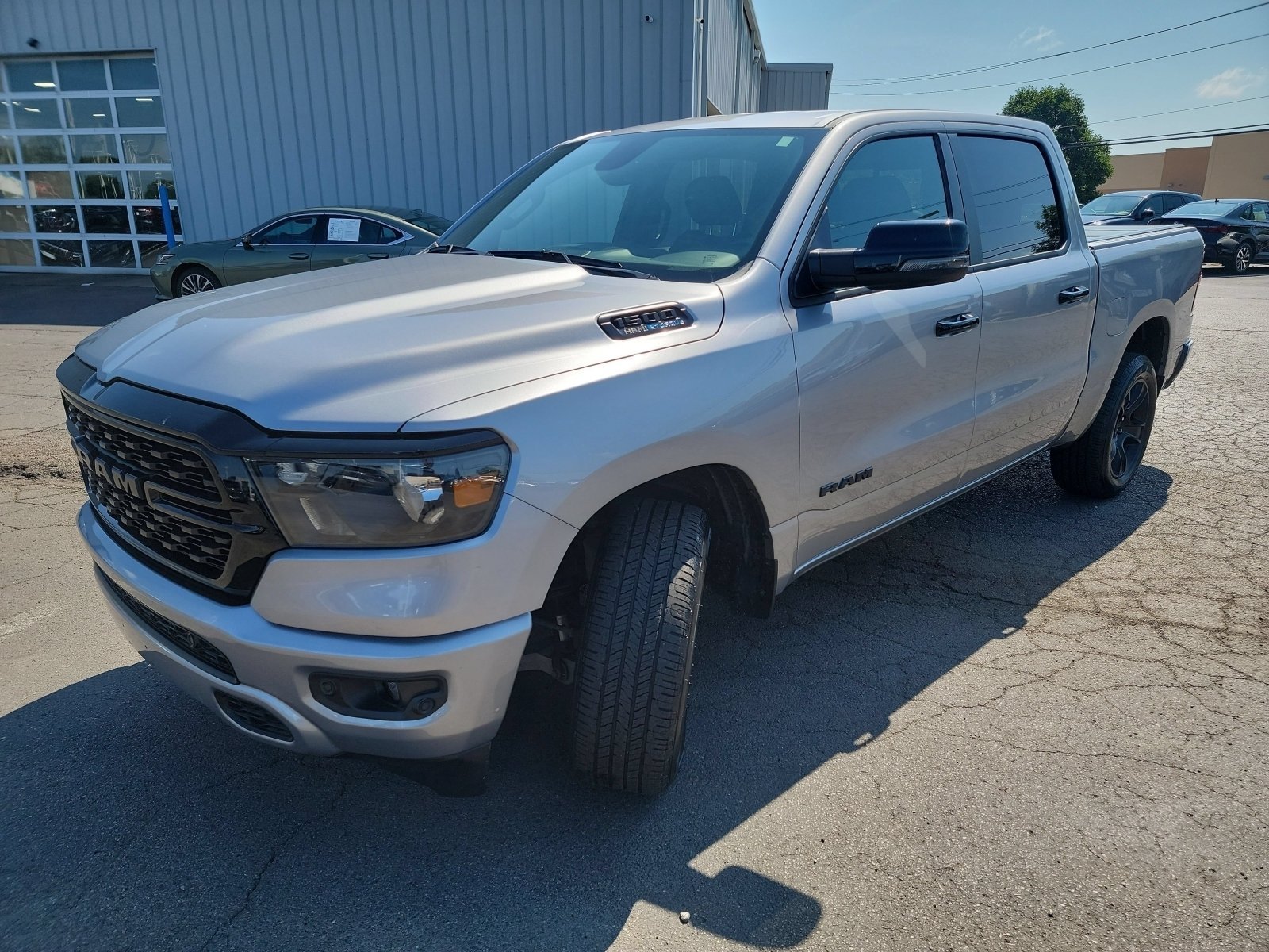 Used 2023 Billet Silver Metallic Clearcoat Ram Big Horn image 3