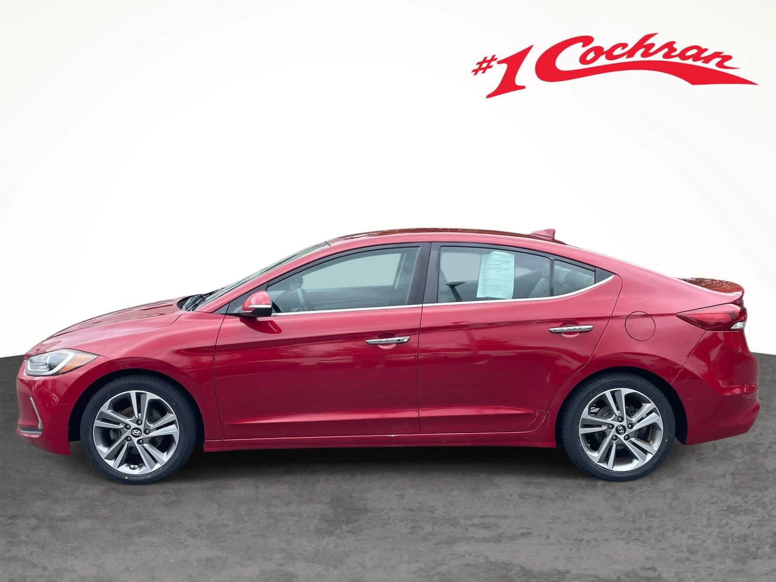 Used 2017 Scarlet Red Pearl Hyundai Limited image 10