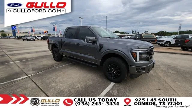Used 2025 Gray Metallic Ford Lariat image 2