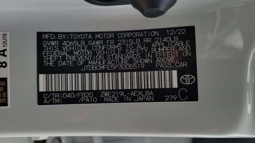 Certified Used 2023 White Toyota LE image 23