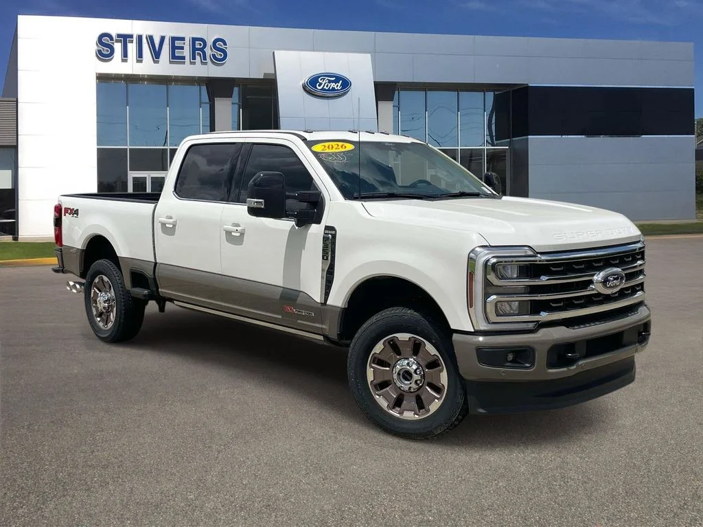 New 2026 Star White Metallic Tri-Coat Ford F-350® King Ranch® image 1