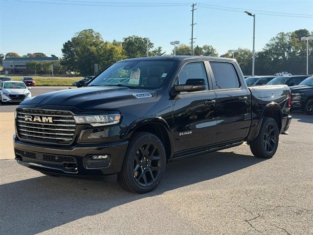 New 2027 Diamond Black Crystal Pearl-Coat Exterior Paint RAM Laramie image 1