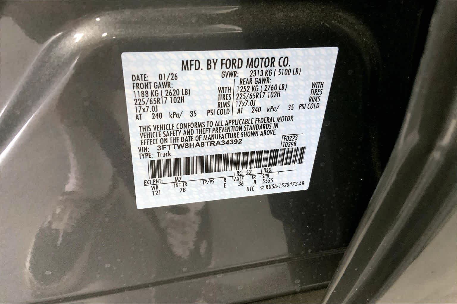 New 2026 Carbonized Gray Metallic Ford XLT image 20