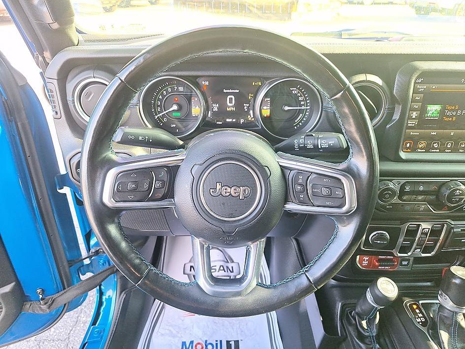 Used 2021 Hydro Blue Pearlcoat Jeep Unlimited Rubicon image 13