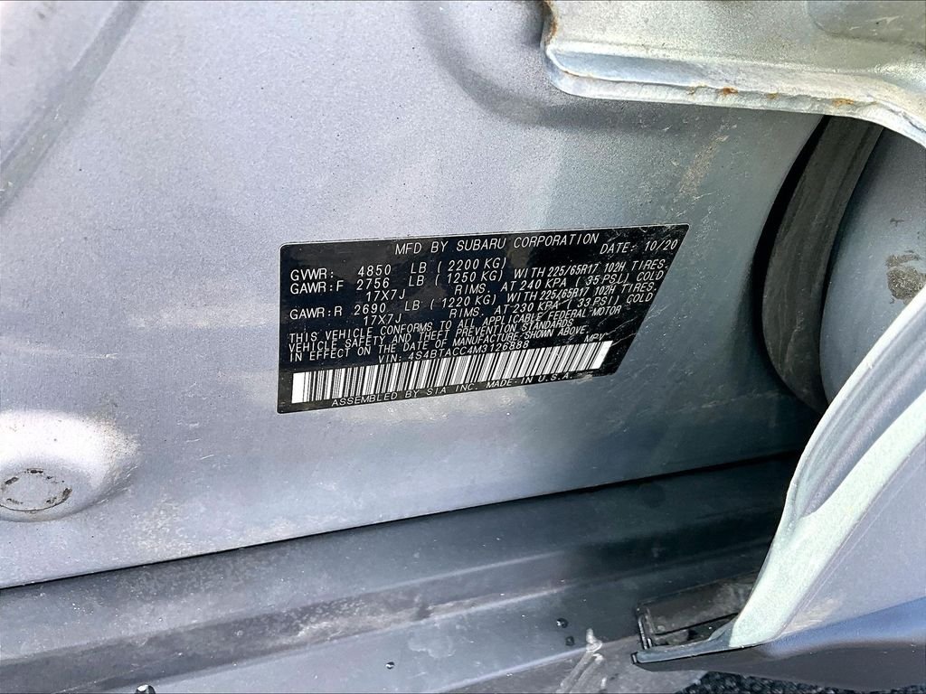 Used 2021 Ice Silver Metallic Subaru Premium image 32