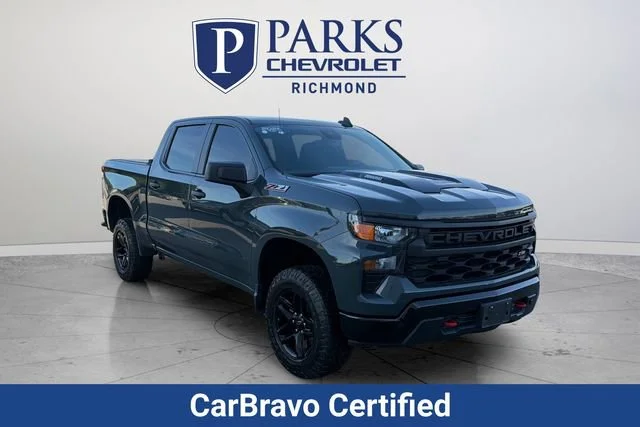 Certified Used 2025 Cypress Gray Chevrolet Custom Trail Boss image 1