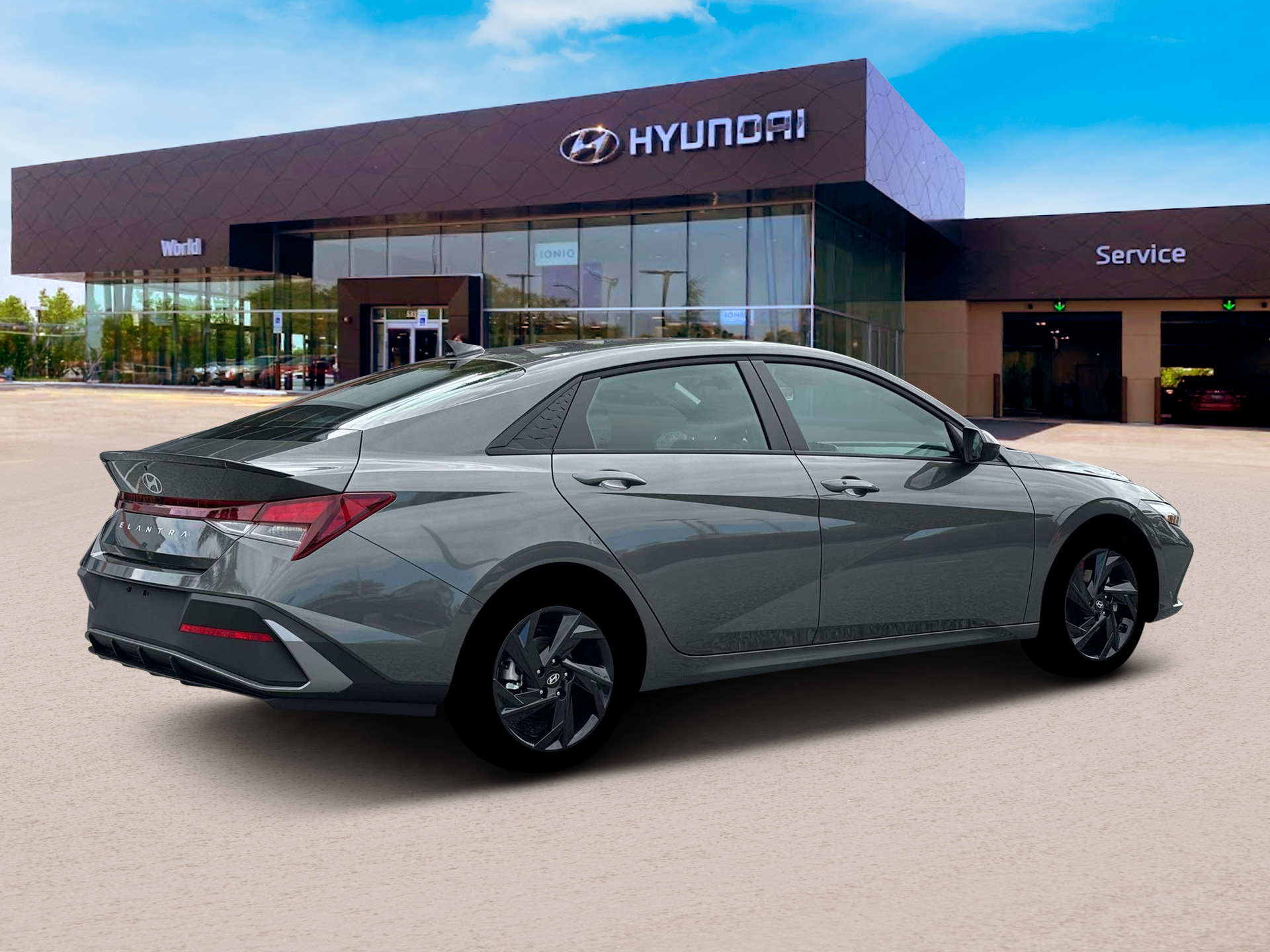 New 2026 Amazon Gray Hyundai SEL Sport image 8